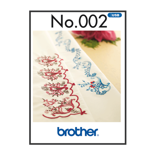 Brother Embroidery Pattern oriental Border  BLECUSB002