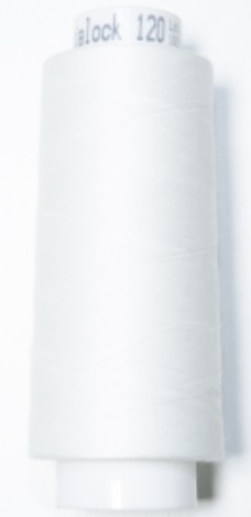 Mettler Overlocker Thread Trojalock Color 2000 White, Length 2500 m
