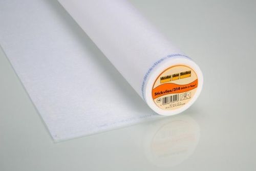 Vlieseline Embroidery Fleece - tearable, 90 x 100 cm, white